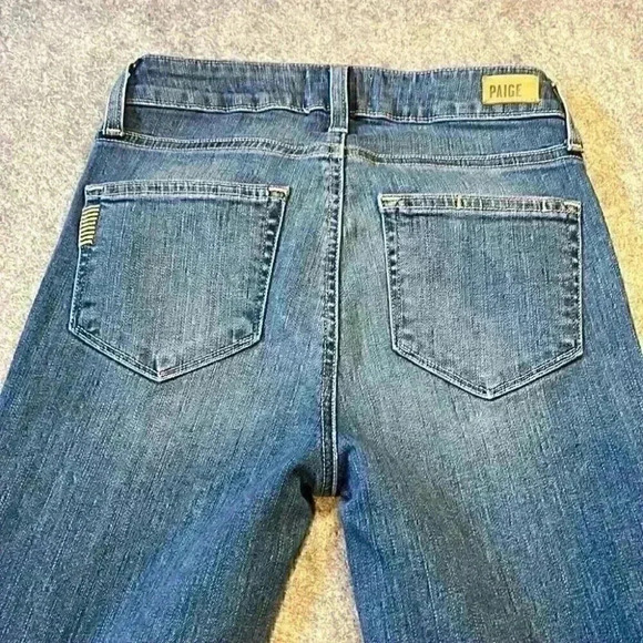 PAIGE Hoxton Crop in Madera, Size 25. - Picture 6 of 12